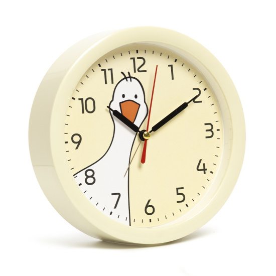 Будильник кварц. 15см корпус желтый Гусь В4-055