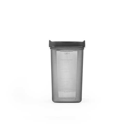 Емкость для сыпучих продуктов "Лайн" 1,5л (графитовый) М9004