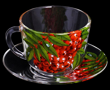 Набор подарочный 4пр "Дуэт" арт.2222-Д (Живая природа. Рябинка)