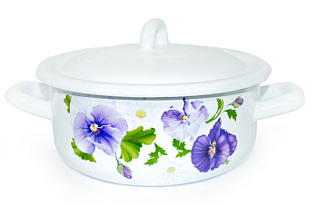 Кастрюля 1,45л "Анютины глазки" С-16072/4Э 