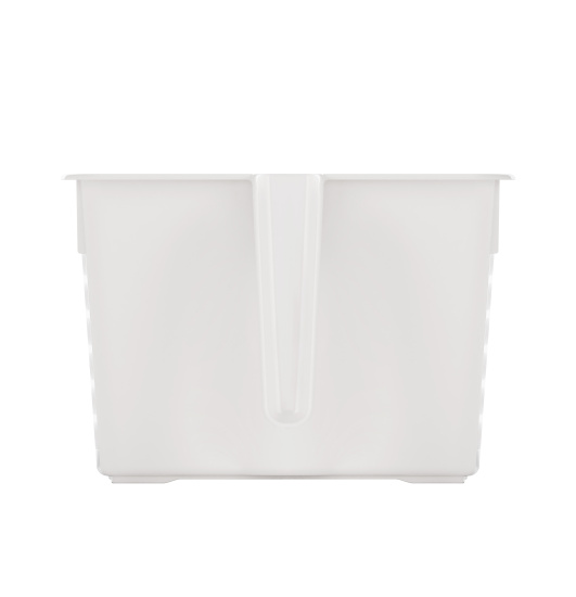 Корзина для хранения с ручкой (белый) М8973