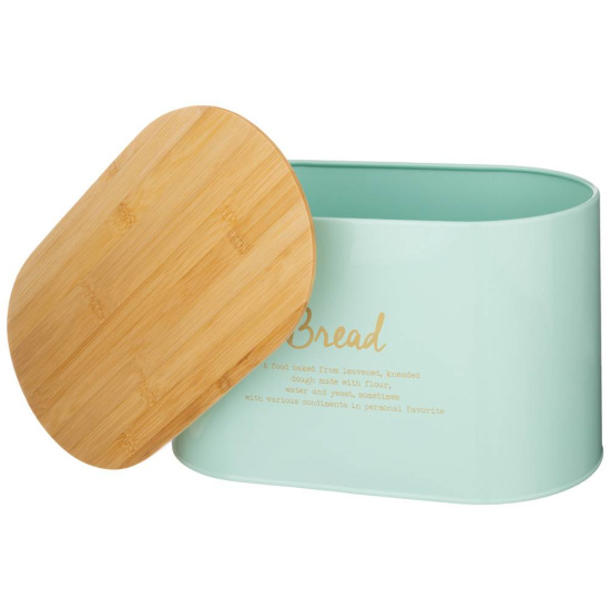 НАБОР AGNESS "MEADOW" 2 В 1  ХЛЕБНИЦА 10 Л 34*18*20 СМ, БАНКА ДЛЯ СЫПУЧИХ 1,1 Л 11*14СМ 3 ШТ 790-245