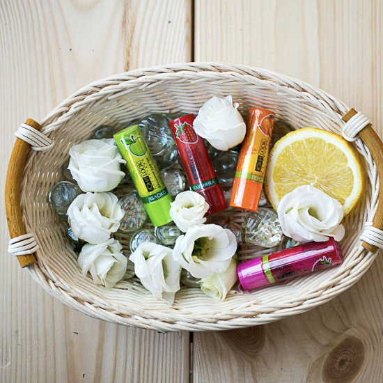 ЮНИLOOK Бальзам для губ, 3,5г, яблоко, персик, малина, клубника 330-402