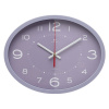 2720-121 (10) Часы настенные овал 22,5х29см, корпус сиреневый "Классика" Рубин