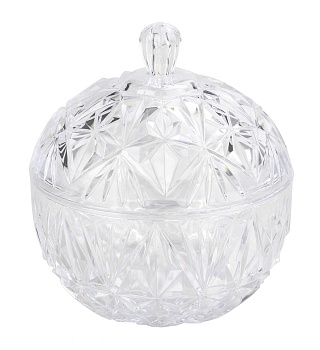 Сахарница "Шарм" 0,35л (с крышкой) М7333 прозрачная