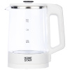 Чайник Homestar HS-1008 (1,8 л), стекло, белый 107009