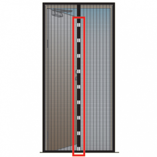 Сетка москитная черная 100*220см УТ-4000