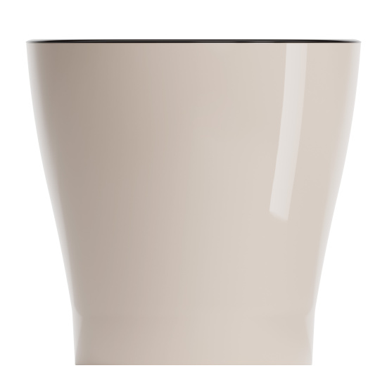 Горшок цветочный "Лея" 17л двойной (с автополивом) (бежевый) М8865