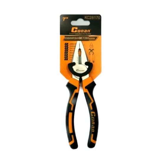 Плоскогубцы комбинированные Conan 180мм COP28170 OLS-778-3