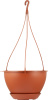 Горшок подвесной c фиксируемым поддоном InGreen Афина 4,5 Л, терракотовый IG146110031