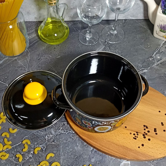 Кастрюля 2,0л цил. черн. Pasta 1RD161M  Кастрюля 2,0л цил. черн. Pasta 1RD161M