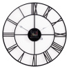 Часы настенные круг 45,5см, открытая стрелка, корпус черный "Классика" "Рубин" 4848-004,,