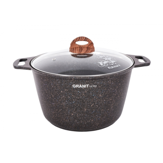 Кастрюля 8,0л со ст/кр АП линия "Granit ultra" (blue) кгг82а