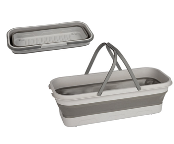 Ведро складное, прямоугольное, с колесами,13 л RFB-9 109080