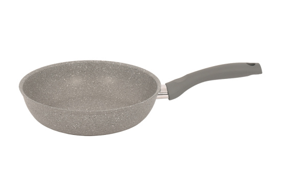 Сковорода 240/60 мм с ручкой,антипригарное покрытие (светлый мрамор) смс241а Сковорода 240/60 мм с ручкой,антипригарное покрытие (светлый мрамор) смс241а