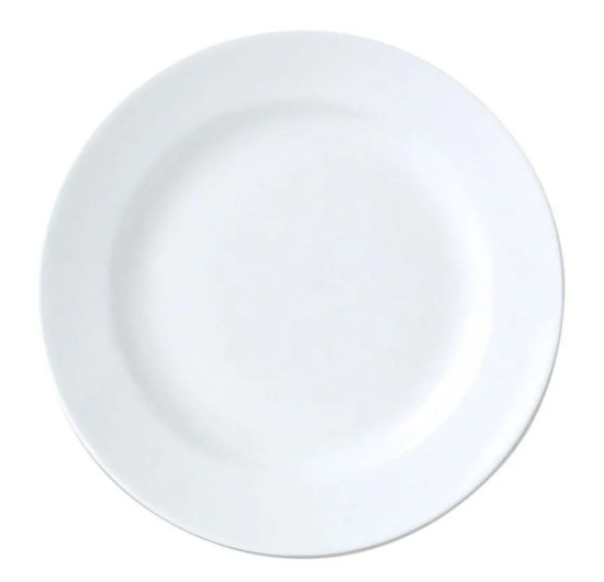Тарелка мелкая 200мм Белье Гладкий край 130642