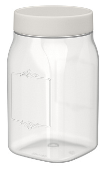 Емкость для сыпучих продуктов "Lentils" 1л (светло-бежевый) 223136525/02