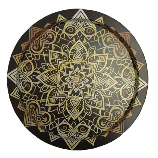 Поднос сервировочный жестяной "Восток" 310*310*17мм ID10094