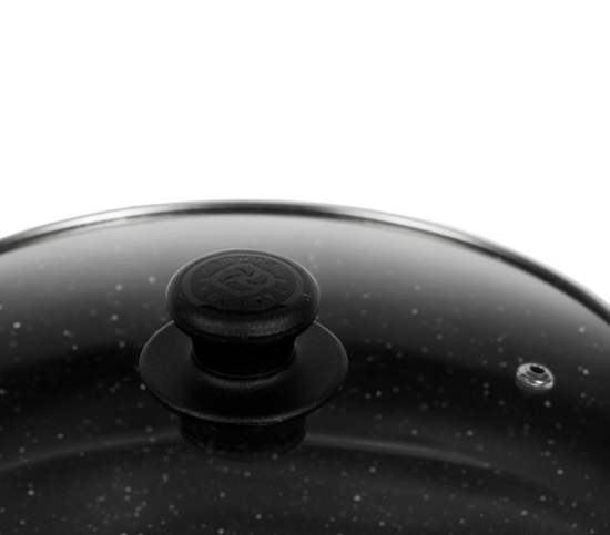 Сковорода 220 мм, 1 руч., ст/кр, а/п. Easy Stone. Алюминий марки А5 6822352