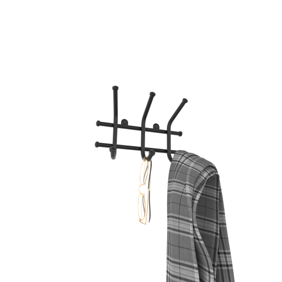 Вешалка "Норма 3" Черный