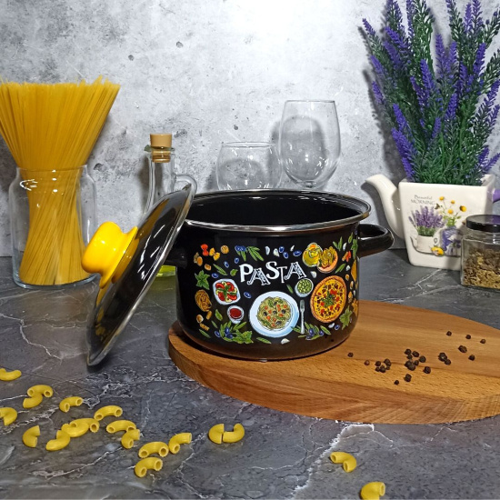 Кастрюля 2,0л цил. черн. Pasta 1RD161M  Кастрюля 2,0л цил. черн. Pasta 1RD161M