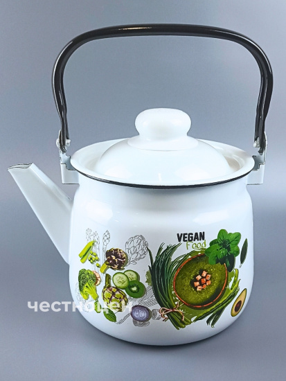 Чайник для плиты 2,5л 01-2711/4-Веган