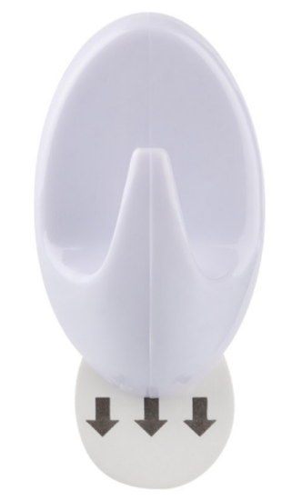 Крючки самоклеящиеся ABS 3х5 см, 3 шт 008082