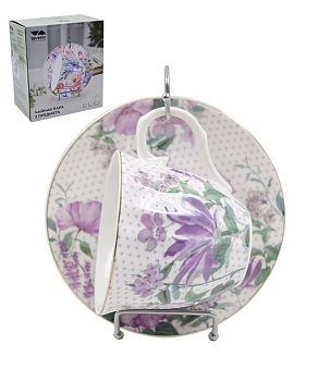 Чайная пара на подст. (2 пр.) Lavenir 220 мл, 13 см, C03-192 2M фарфор 00116369