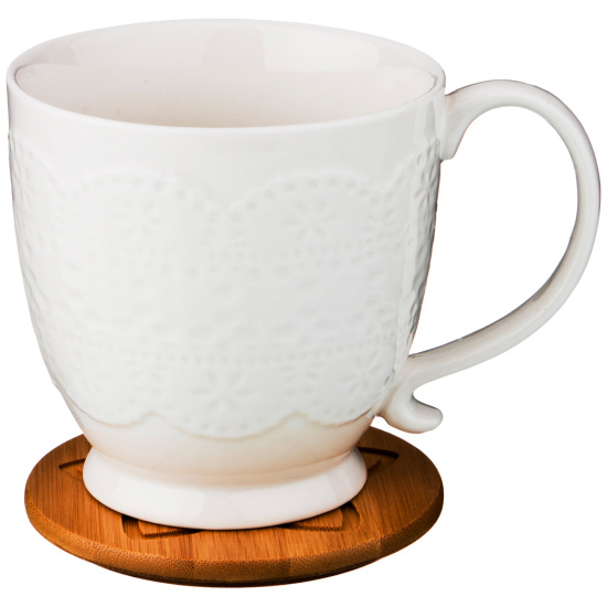 КРУЖКА С КРЫШКОЙ LEFARD "NATIVE" 500 МЛ (КОР=12ШТ.) (587-127)