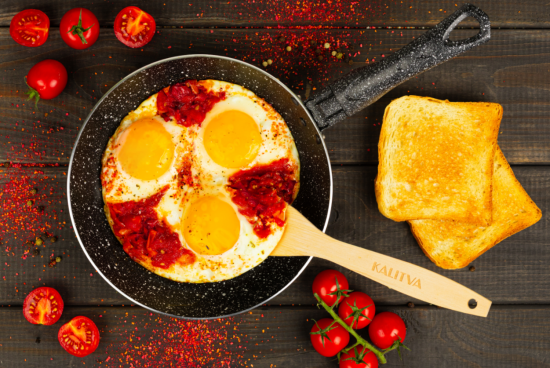 Сковорода 200 мм, 1 руч, б/кр, а/п. Easy Stone Induction. Алюминий марки А5 62682011