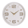 3015-001 Часы настенные круг d=30см, корпус белый+золото, "Классика", "Рубин"
