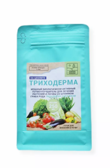 Удобрение Green House ТРИХОДЕРМА + МИКОРИЗА НА ЦЕОЛИТЕ 0,25л