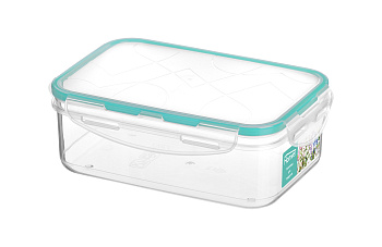 Контейнер для продуктов "Modena" прямоугольный 1л с защелками (бесцветный) 223111218/02