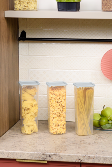 Банка для сыпучих продуктов Sugar&Spice Vanilla квадратная 1,9л,с гибкой крышкой трюфельSE168610025