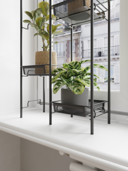 Подставка для цветов Лира 24 Графит ПДЦЛИ24 ГР