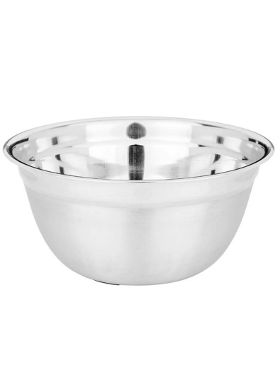 МИСКА AGNESS ГЛУБОКАЯ, НЕРЖ СТАЛЬ, ПРОТИВОСКОЛЬЗЯЩЕЕ ДНО, 24 СМ 2,15 Л 880-138