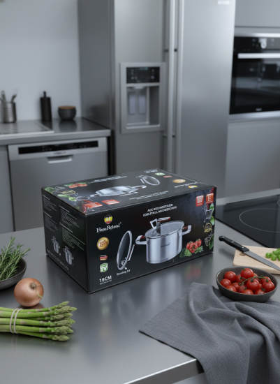 Кастрюля нерж. 2,7л OLS-HR143-2