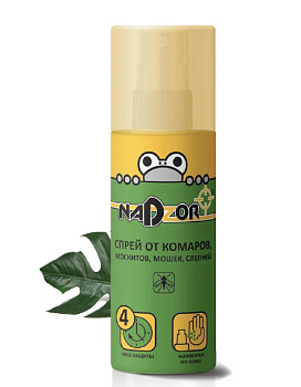 Спрей от комаров и мошек 100мл NADZOR 106 453