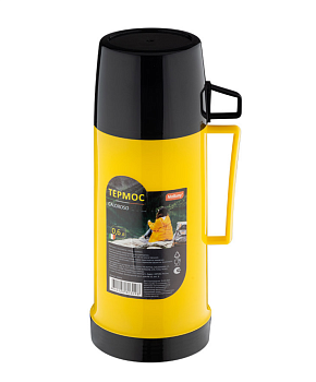 Термос в пластиковом корпусе со стеклянной колбой CALOROSO 0,6л 106034