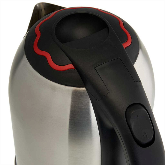 Чайник 2,0л  DELTA  DL-1330 нерж. с красным