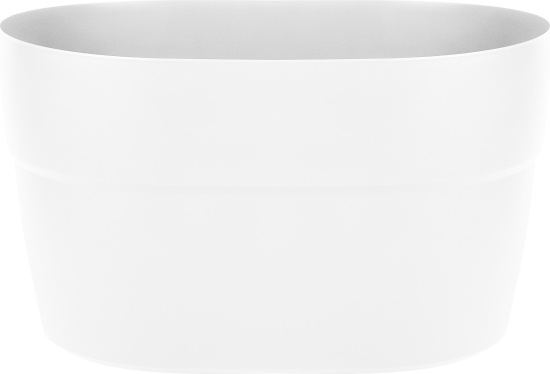 Ящик балконный на перила InGreen Villa de Fiori,двусторон,40см,12л,фикс,вулканич.серый IG660310026