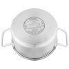КАСТРЮЛЯ AGNESS 22X12 СМ 4,2 Л ВЫСОКОКАЧЕСТВЕННАЯ НЕРЖ СТАЛЬ 18/10 СО СТЕКЛ.КРЫШКОЙ (916-453)