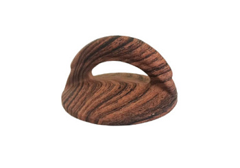 Ручка бакелитовая на крышку с софт-тач GK-16ST цвет дерево