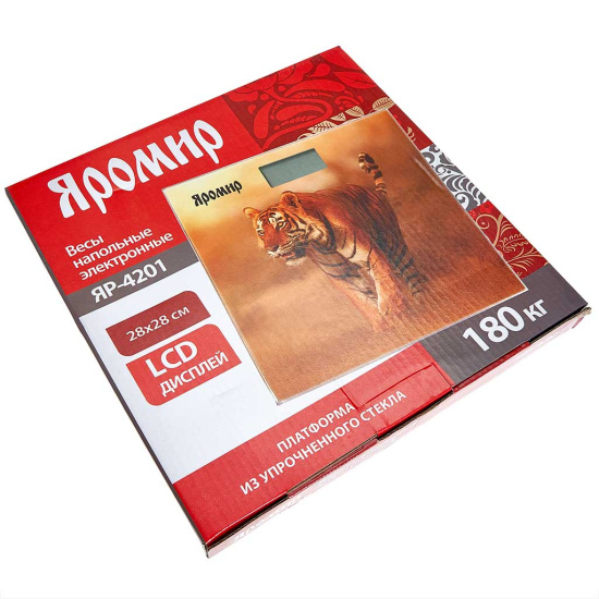 Весы напольные электронные ЯРОМИР ЯР-4201 Тигр
