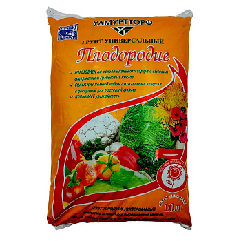 Плодородие грунт 10 л Плодородие грунт 10 л