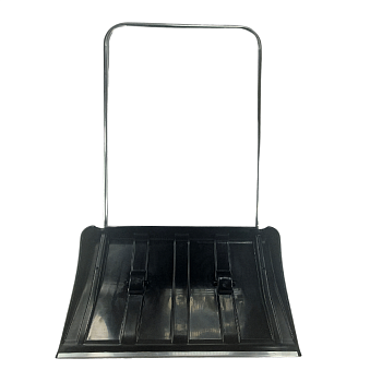 Скрепер движок пластиковый на колесиках 800*440 черный