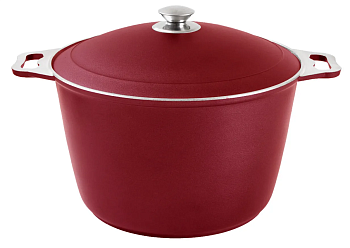Кастрюля 10,0л ДП (бордо) к101б