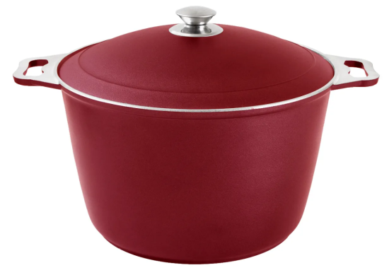 Кастрюля 10,0л ДП (бордо) к101б