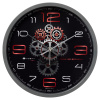 3027-060 (10) Часы настенные круг d=30см, корпус темно-серый "Механика", Рубин