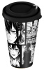 Стакан с крышкой 550мл с декором "Аниме" (черный) 223134830/01